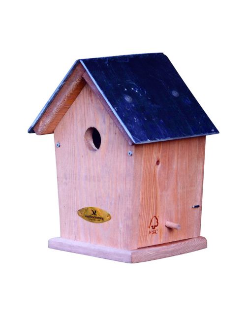 Wildbird Nestkast Mees Leien Dak 32mm - Broeden - 16x19.5x30 cm per stuk