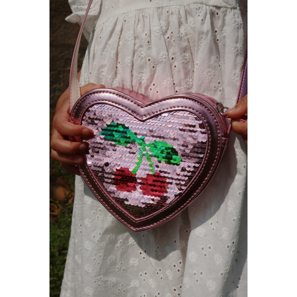 Køb Konges Sløjd Rose Tut Heart Sequin Taske