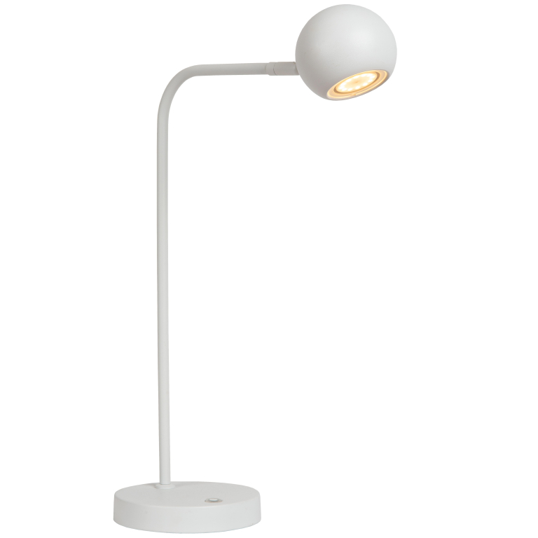 Lucide Comet bureaulamp LED oplaadbaar wit