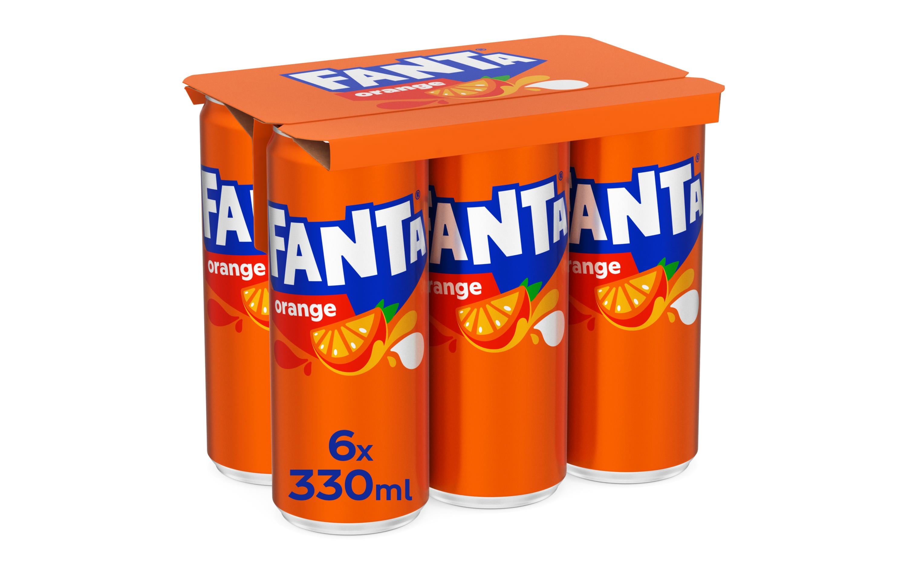 Soft-Drinks Orange 6 x 0.33 lKohlensäurehaltiges Erfrischungsgetränk mit Fruchtgeschmack