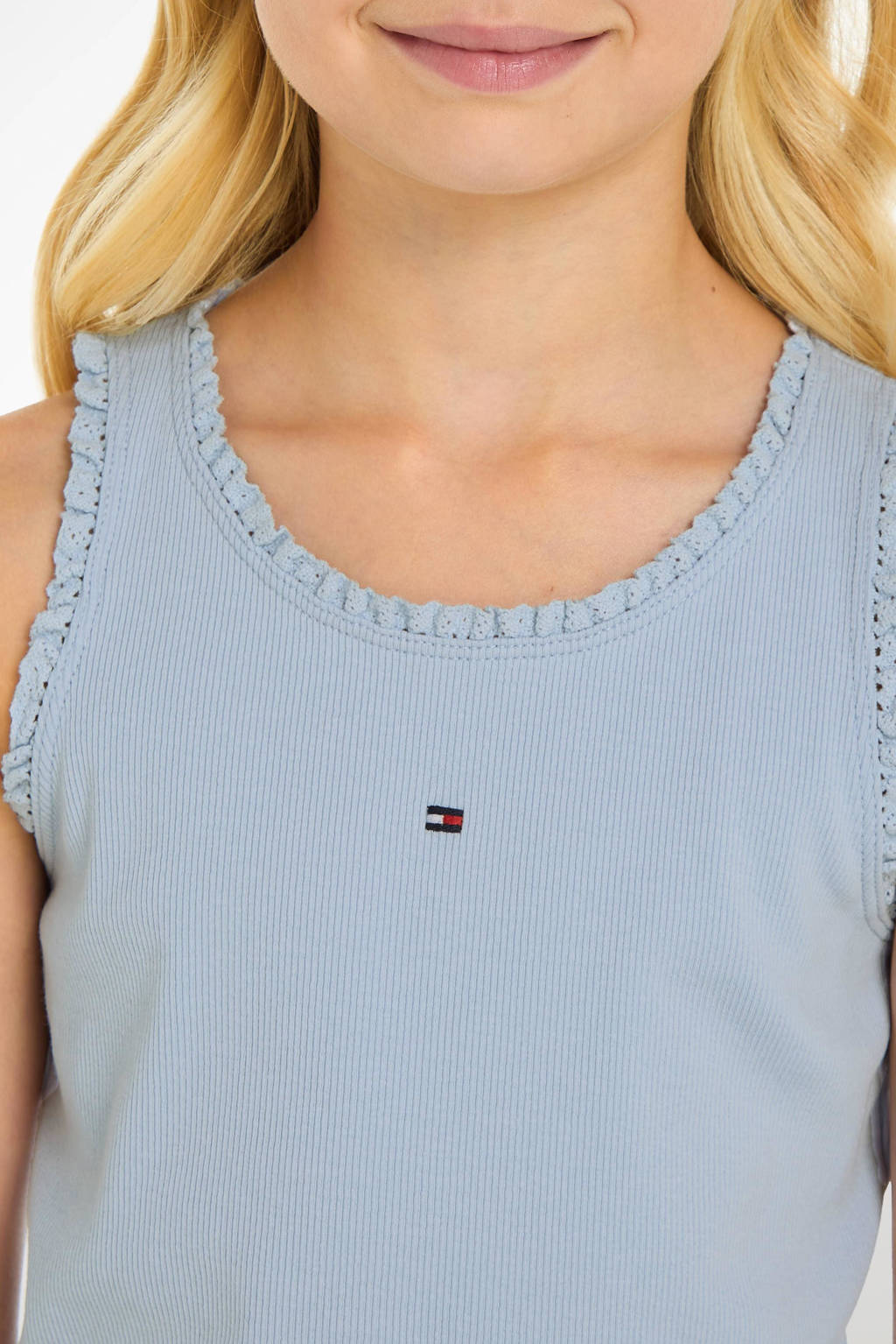 Tommy Hilfiger singlet lichtblauw