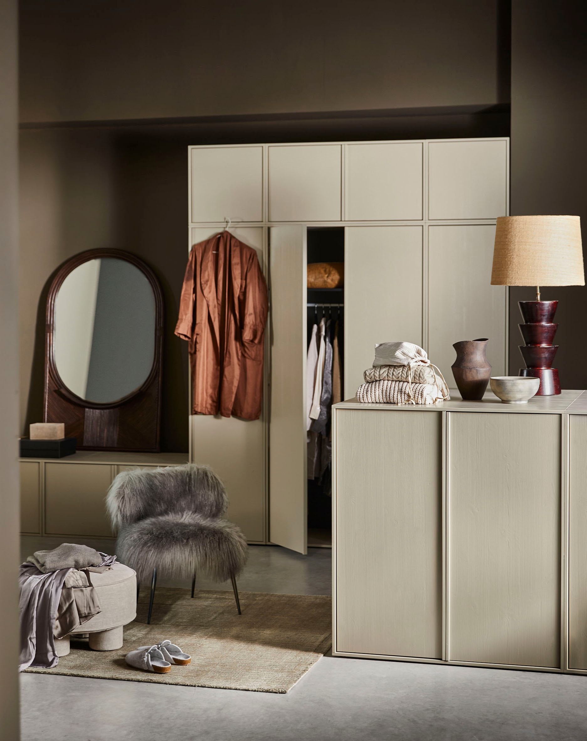WOOOD Highboard »Daily Hochkommode« Kommode mit Push-to-Open Funktion, H 110 cm x B 100 cm