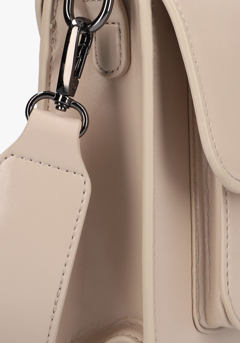 HVISK beige hvisk schoudertas cayman pocket structure