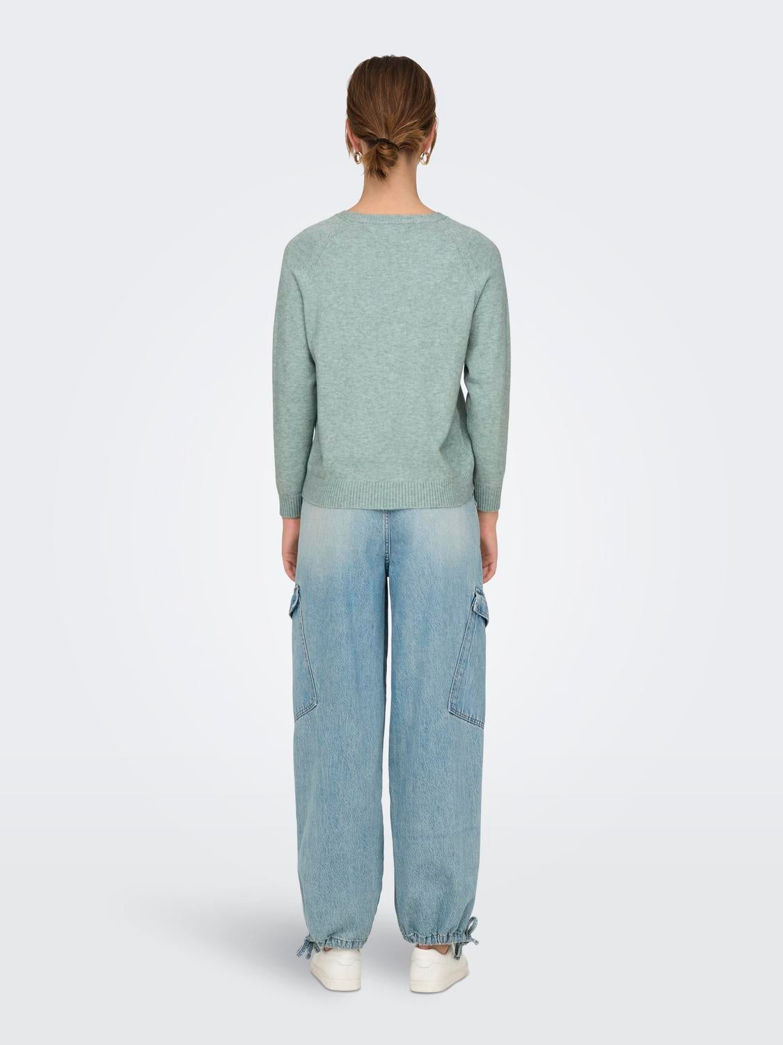 ONLLESLY Strickpullover Gray Mist