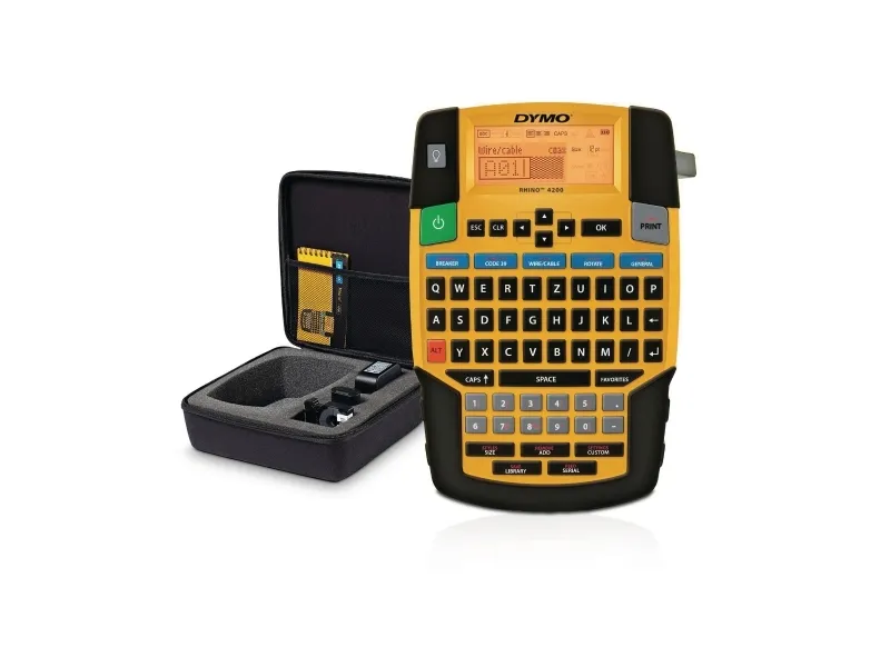 Labelmaskine DYMO Rhino 4200 Proffesionel - inkl. kit med tilbehør