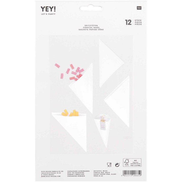 Spitztüten aus Kraftpapier