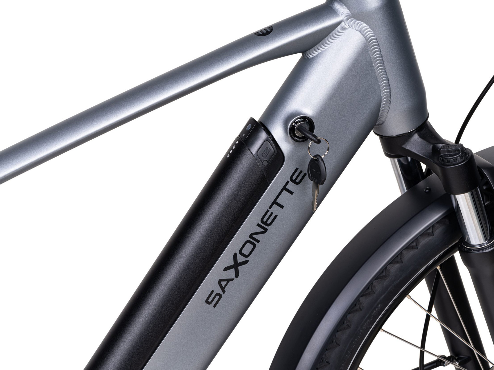 Saxonette X-ROAD 5.2 trekking 7 sp 13Ah ebike - Silver