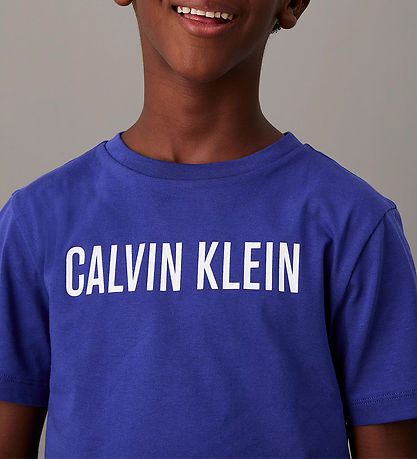 Calvin Klein Schlafanzug - Blau/Schwarz m. Weiß