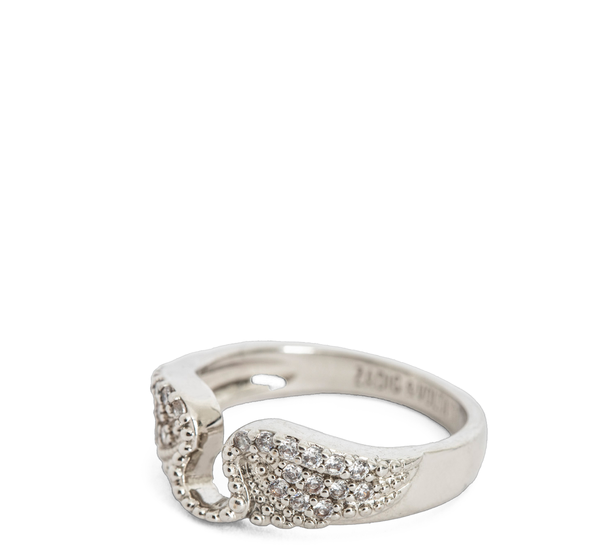 ROCK - Bague argentée| Gris