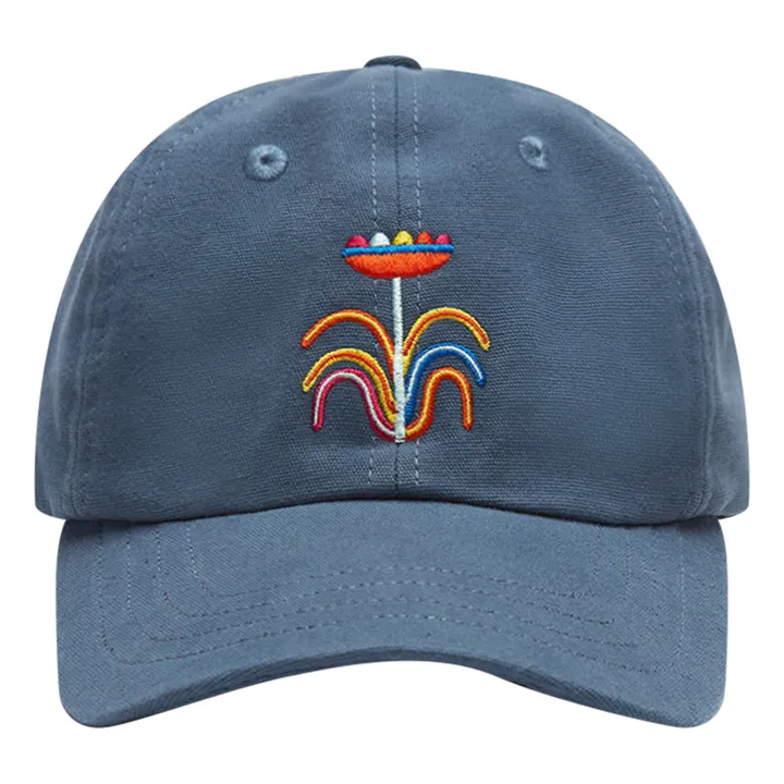 Olow Casquette Uni Coton Bio | Bleu