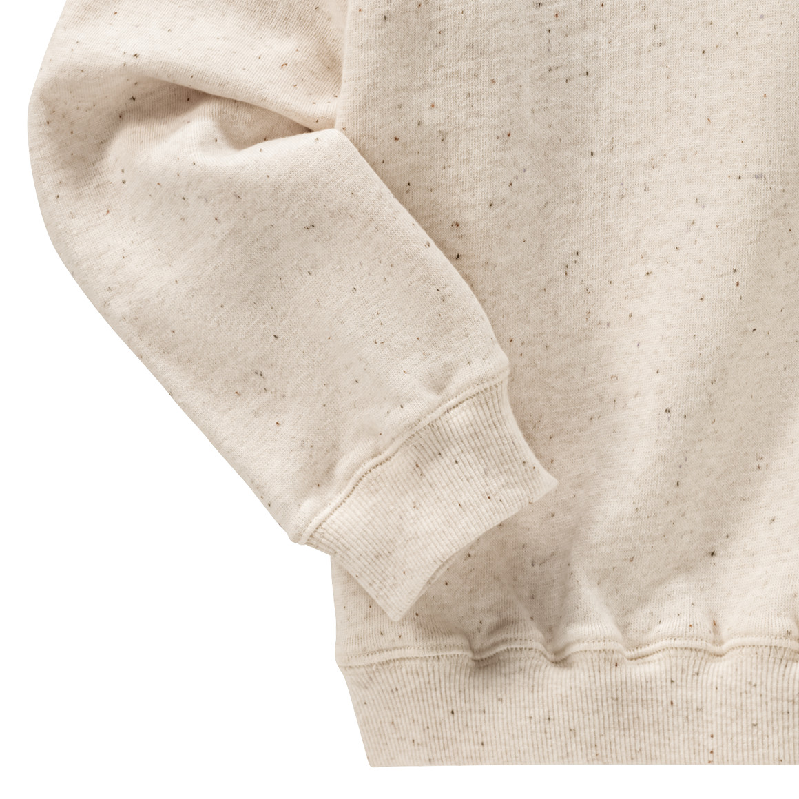 Topolino Pure Collection Kinder Sweatshirt in Melange-Optik hellbeige