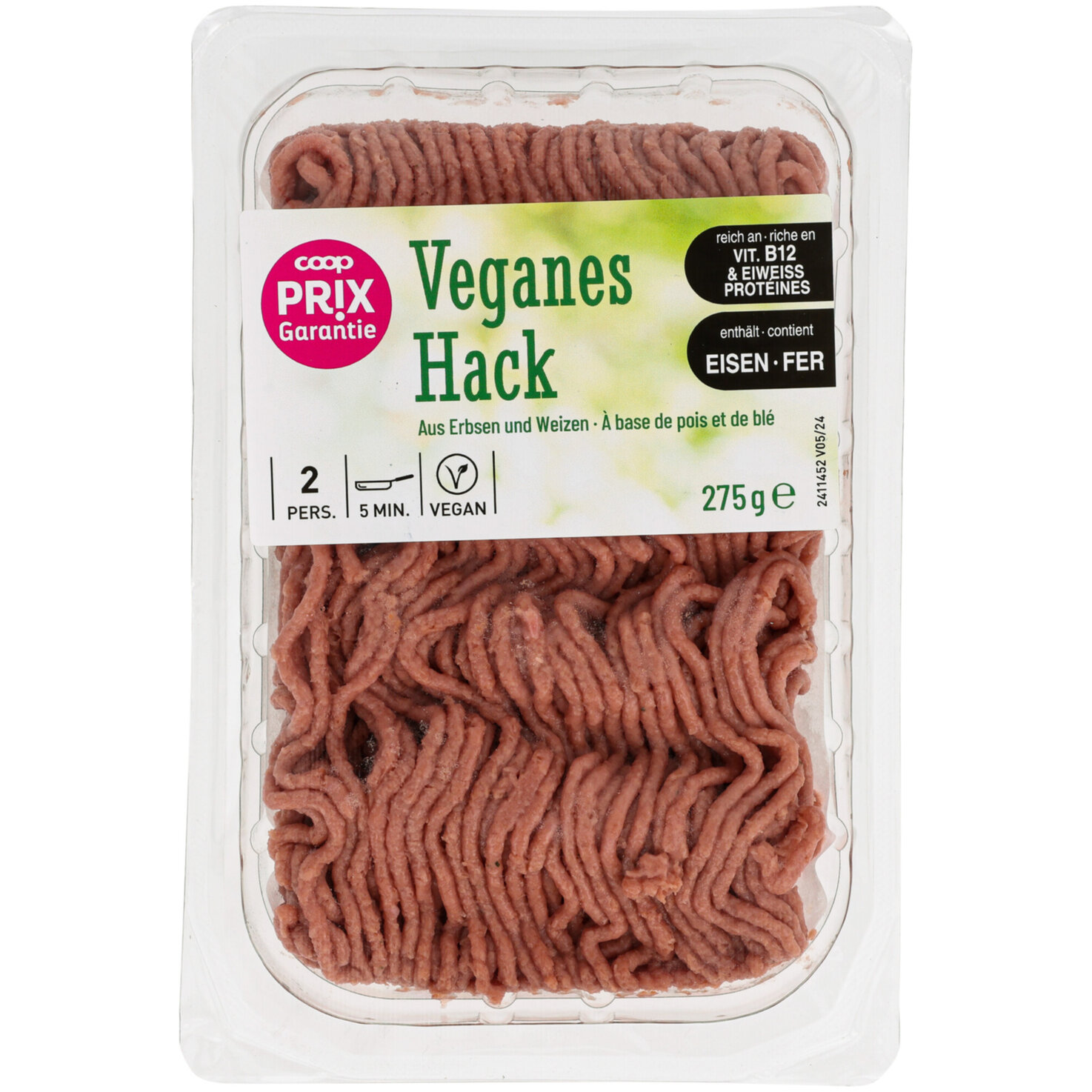 Prix Garantie vegane Alternative zu Hack -