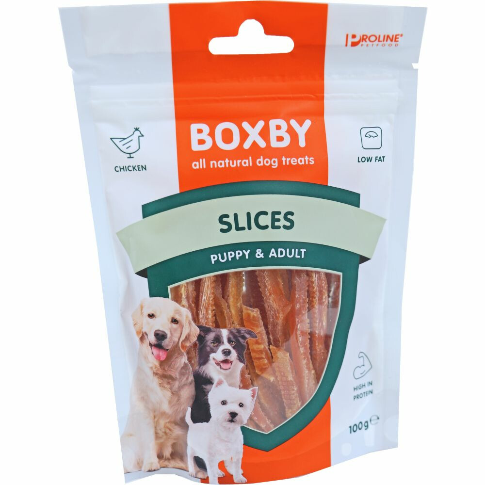 Proline Dog Boxby Slices100 gr