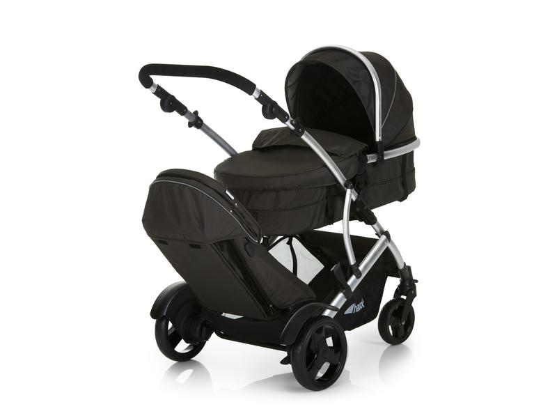 Hauck Geschwisterwagen Duett 2 Black Geschwisterwagen Duett 2, Schwarz