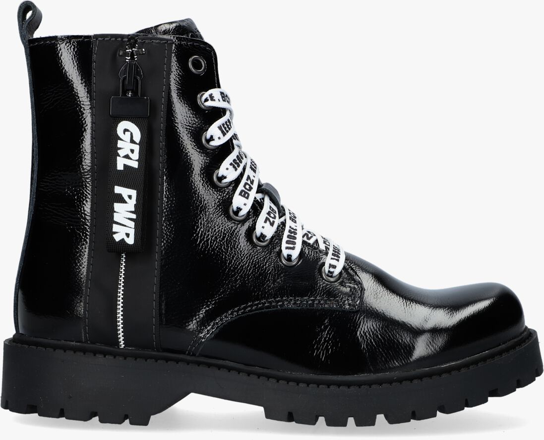 BRAQEEZ zwarte braqeez veterboots belle boot