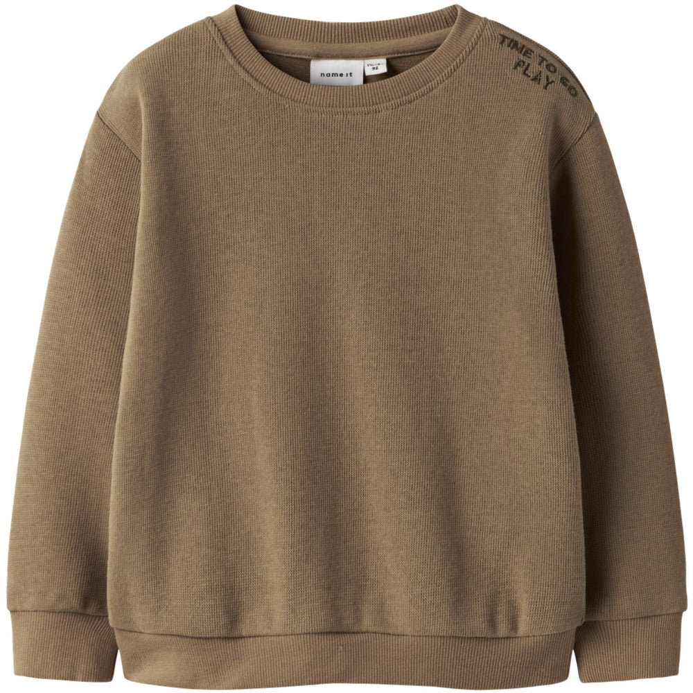 Køb Name It Toasted Coconut Nmmtobear Ls Nreg Sweat Unb