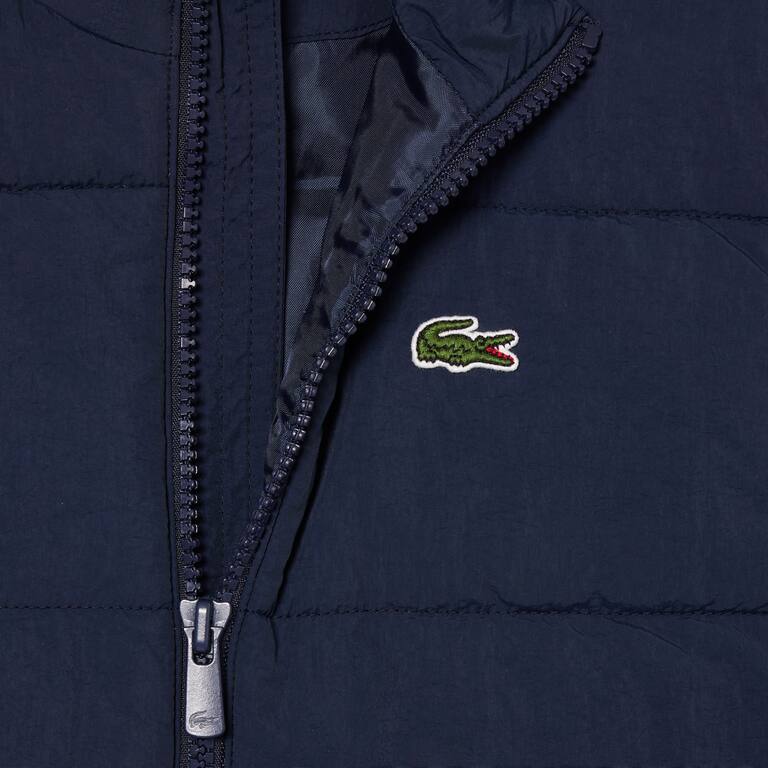 Doudoune sans manche enfant Lacoste en taffetas Manteaux & Blousons - Bleu - Lacoste - Enfant