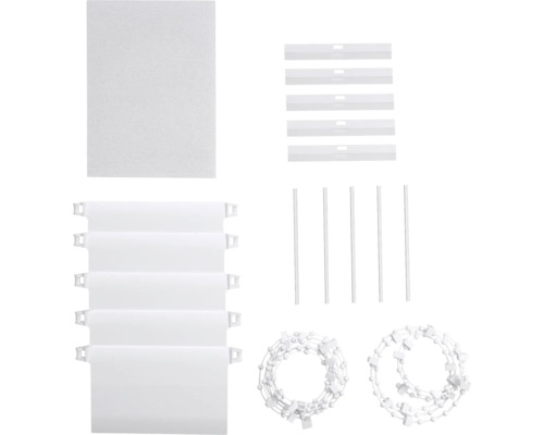 Soluna lamellenset Panama wit 40x260 cm