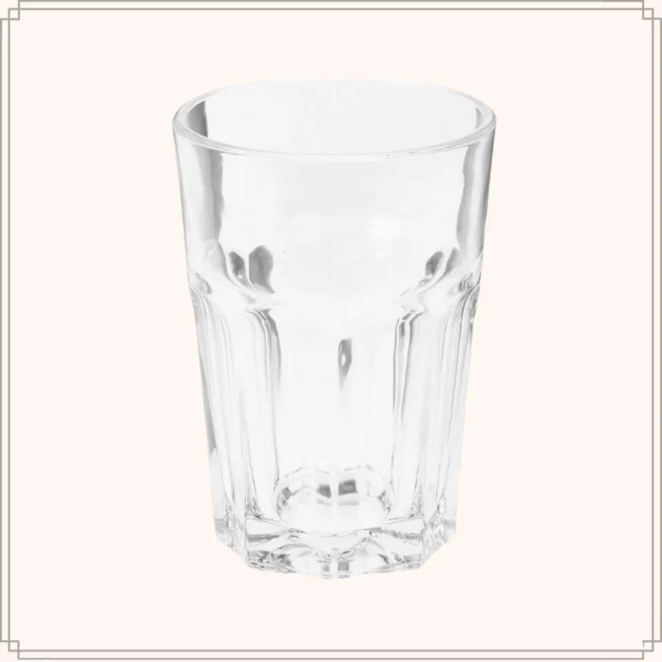 OTIX Limonadeglazen Waterglazen 4 Stuks 36 cl Transparant Glaswerk Stapelbaar