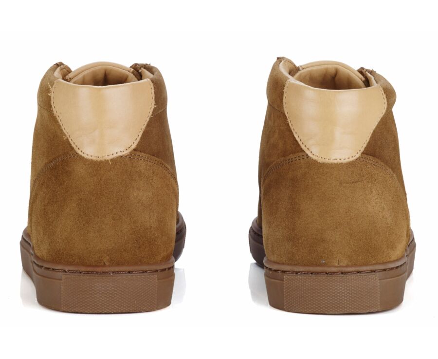 Sneakers montantes homme Velours Chamois - THORNLEA