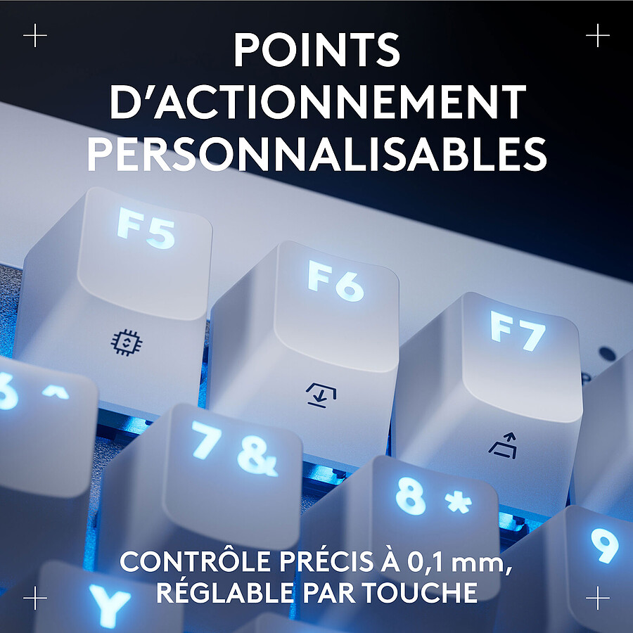 Logitech G Pro X TKL Rapid Linear - Blanc