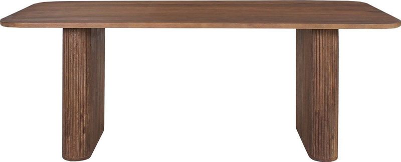 Tafel 'Jean' - Lichtbruin - Deens Ovaal - Mango Hout - 200 cm