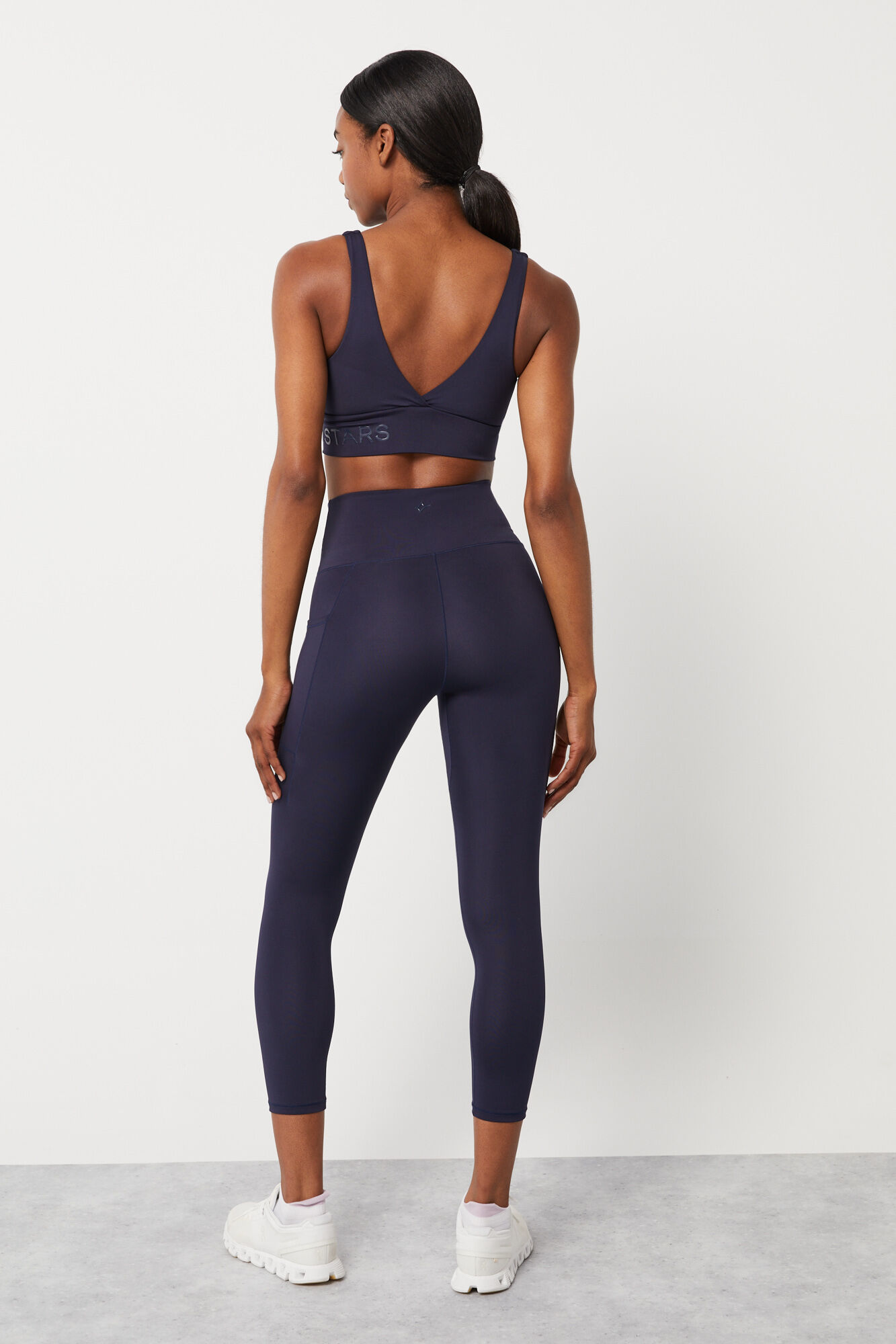 Leggings crop cintura cruzada 4D Stretch