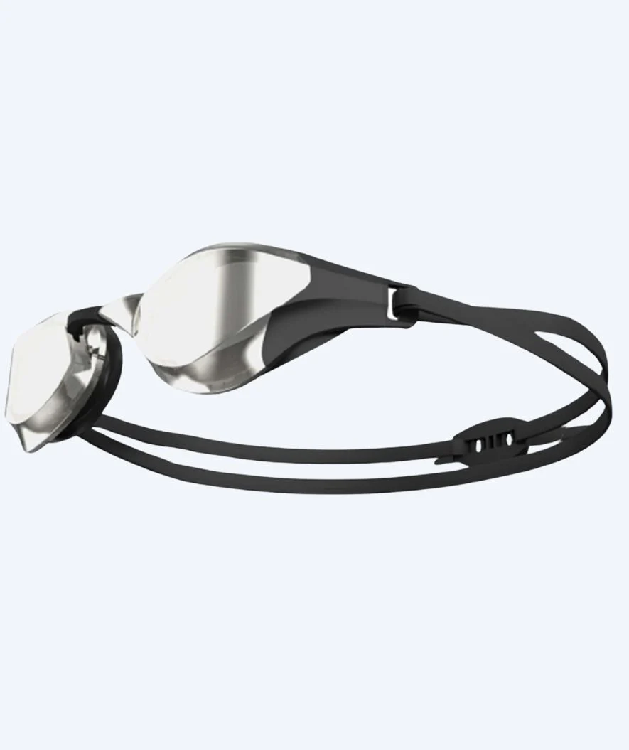 Watery Elite svømmebrille - Rattle Pro Mirror - Sort/sølv