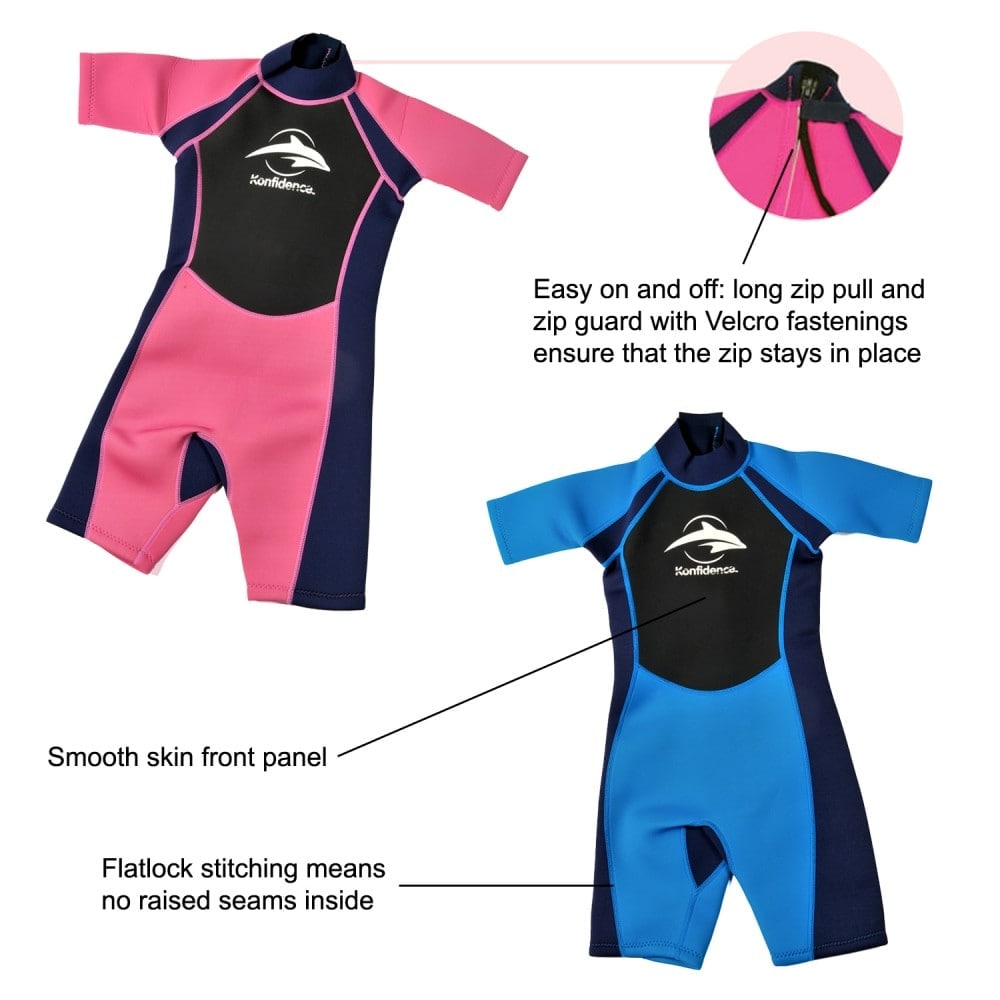 Konfidence Shorty Wetsuit<br>Kortermet våtdrakt til barn