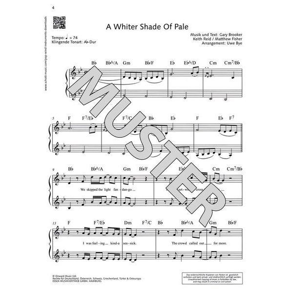 Schott Pop For Trumpet Vol.1