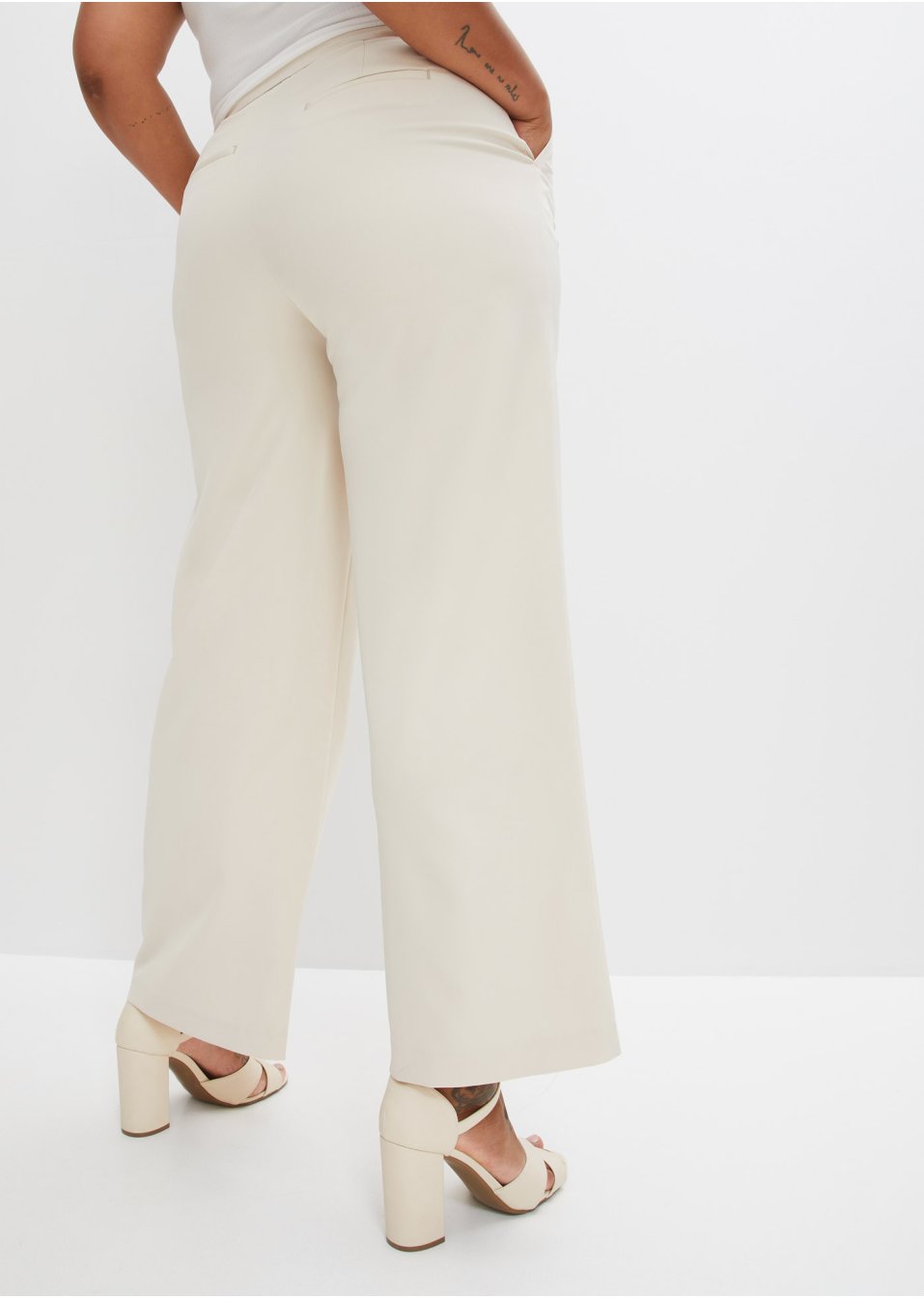 Pantalon à jambes larges