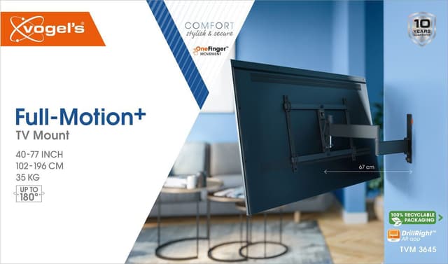 Vogels COMFORT Full Motion+ TV-vægmontering TVM3645 (sort)