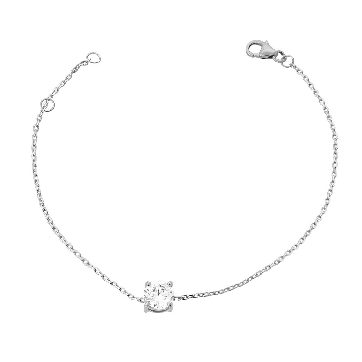 Bracelet oxyde de zirconium Argent 925 Rhodié