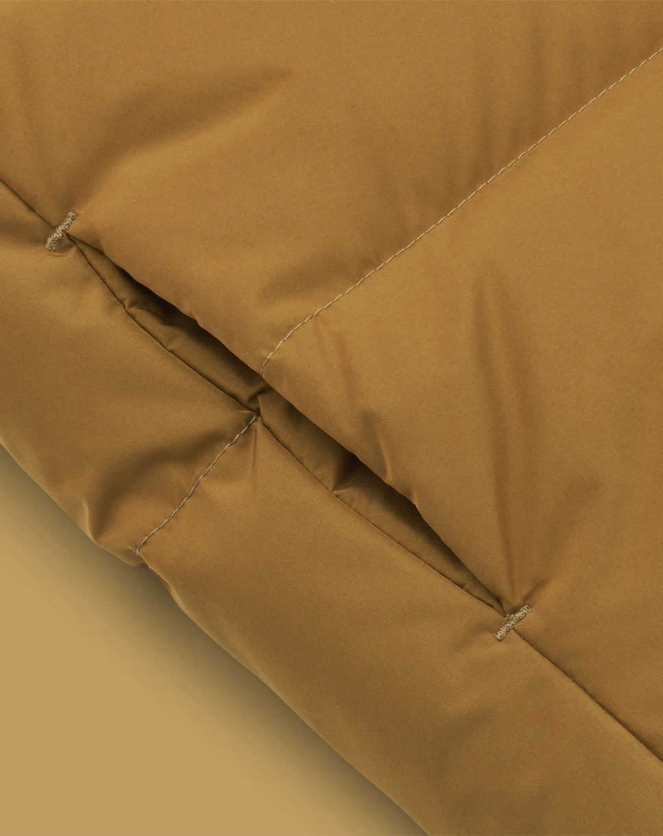 Daunen-Steppjacke PALLE in brown/multi