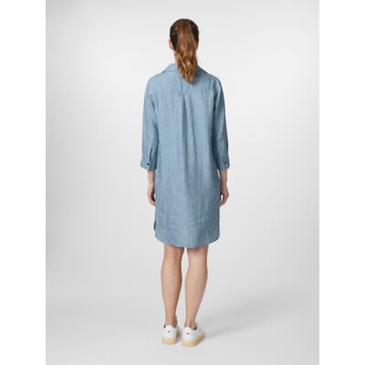 Leinenkleid, Hellblau