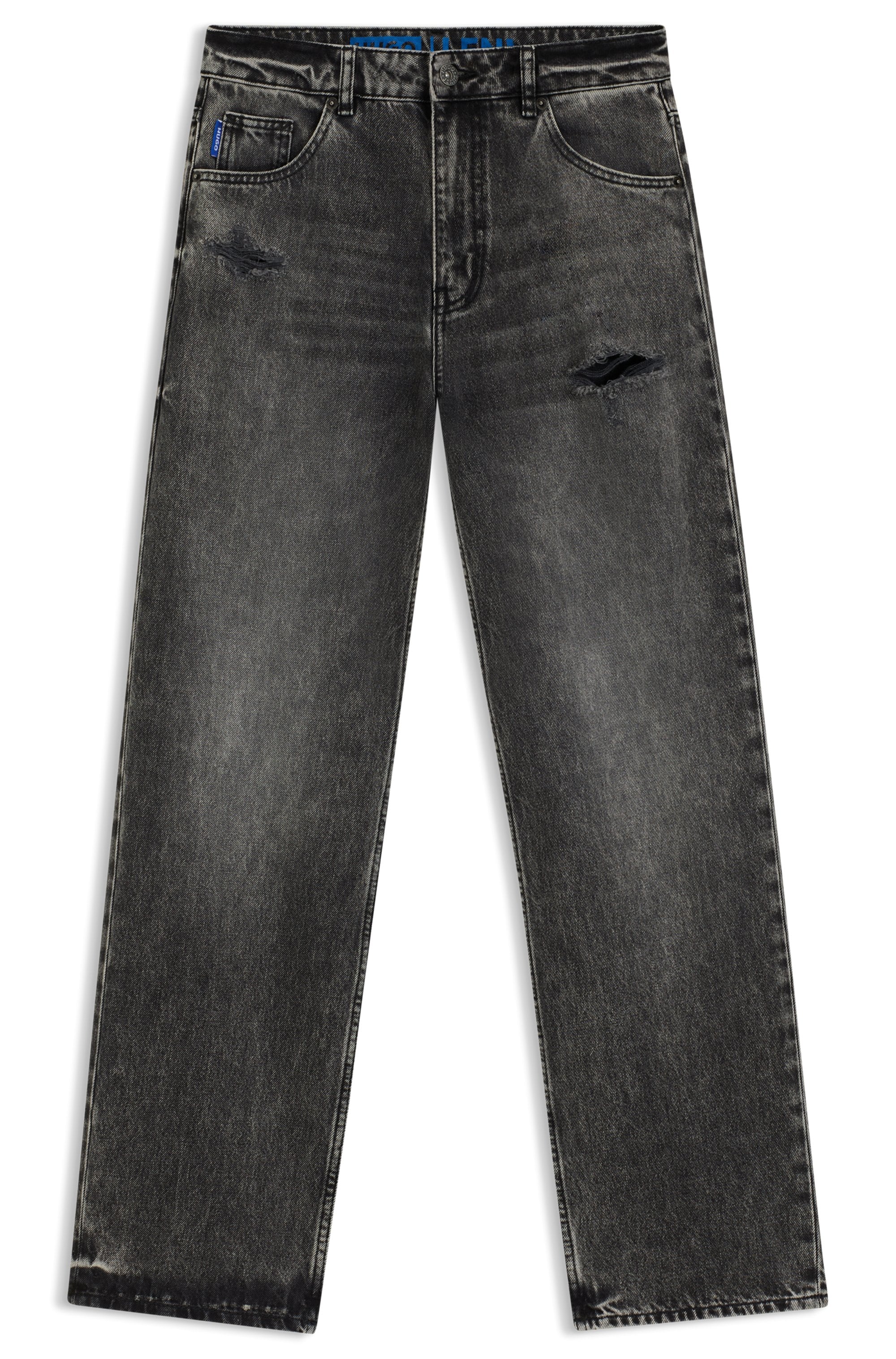 HUGO Blue 5-Pocket-Jeans »Leni« Low Rise im Relaxed Fit