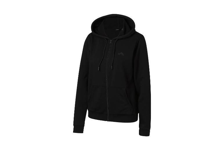 Dames hoodie met rits