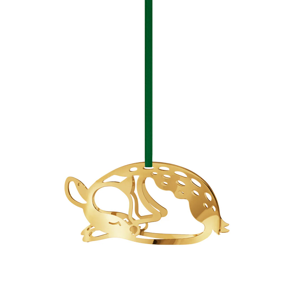 Georg Jensen  CC 2023 Dådyr juleophæng - forgyldt