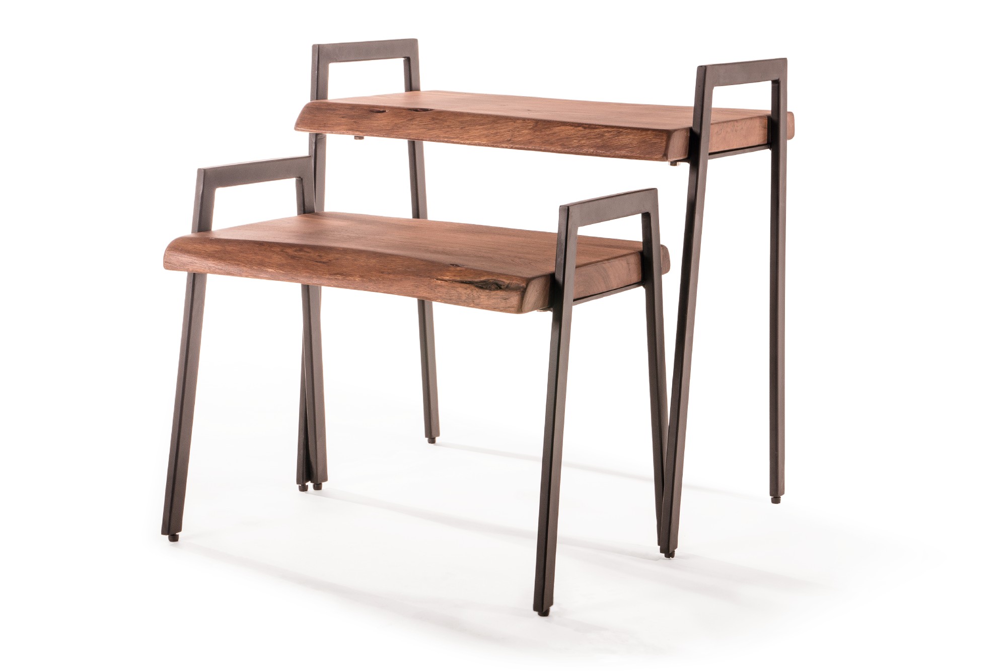 Beistelltisch 'Ferit' L, braun, L 35 cm, B 50 cm, H 44 cm von fischer's lagerhaus