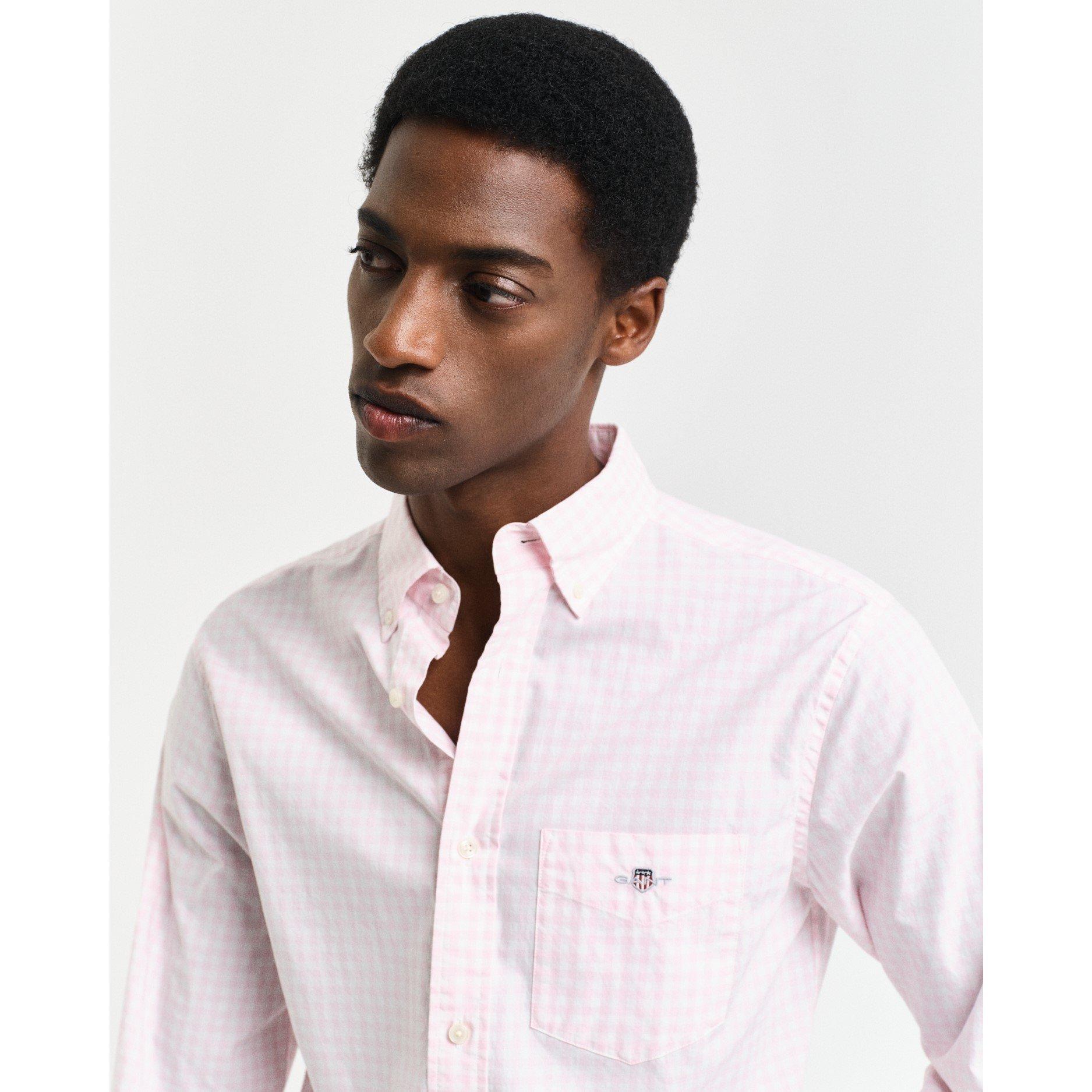 Gant Regular Fit Gingham Poplin Shirt