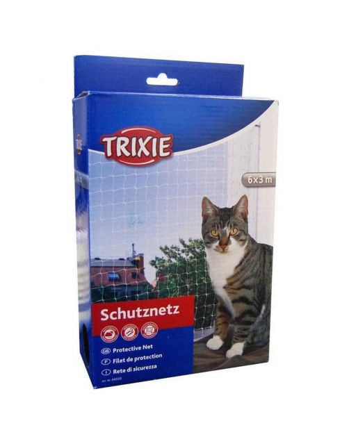 Trixie Veiligheidsnet - Kattennet - 4x3 m Transparant