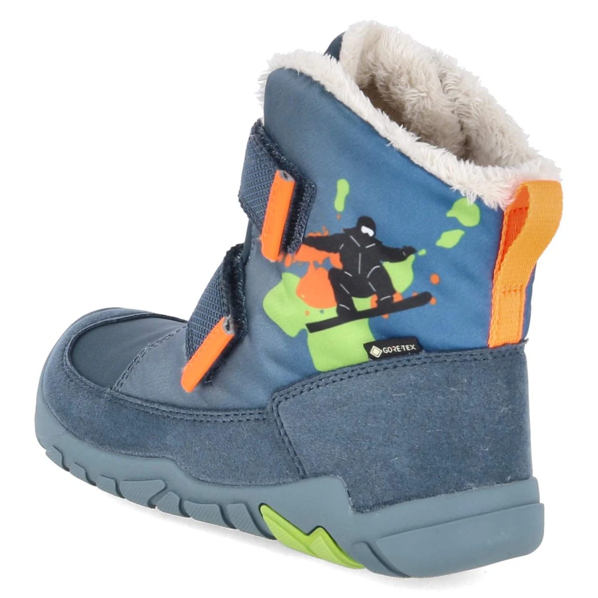 SuperfitSnowboots TRACE - blau/orange
