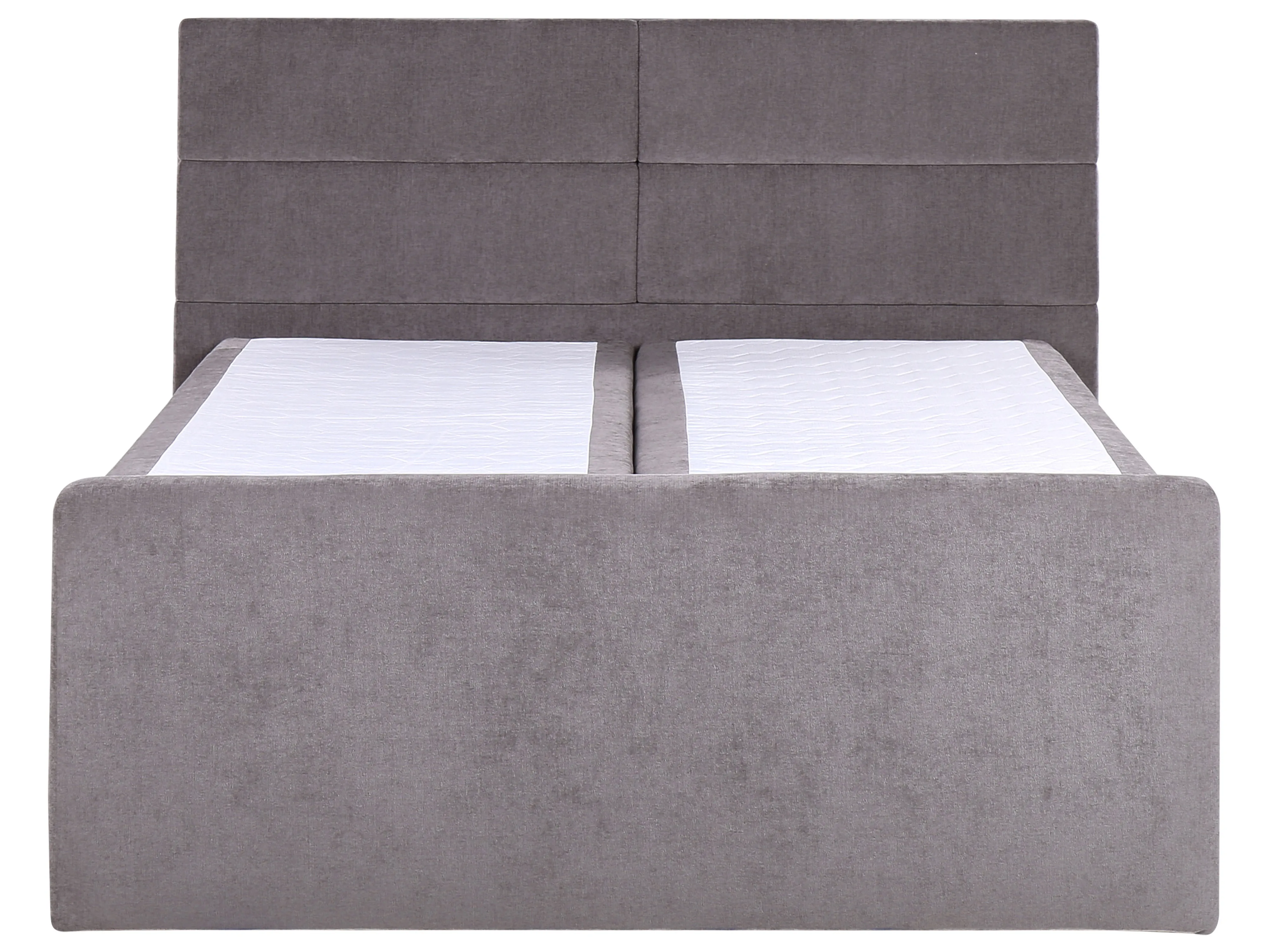 Boxspring met opbergruimte Stof ARISTOCRAT 160 x 200 cm Taupe