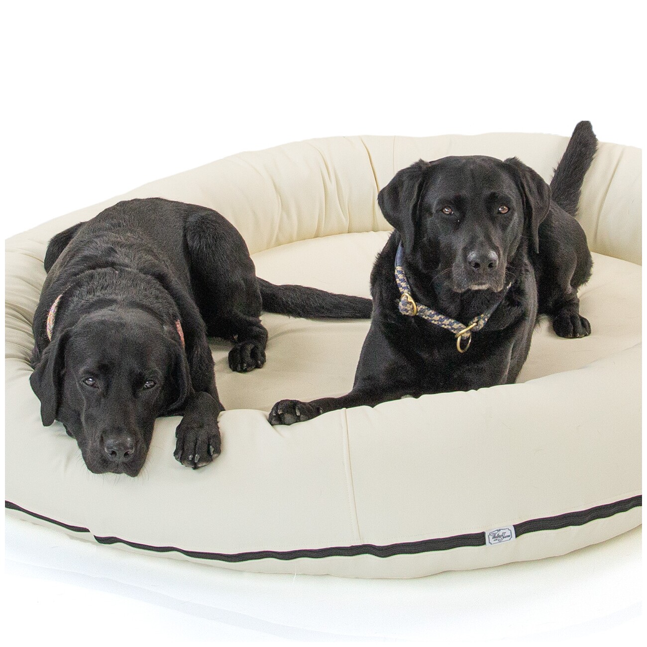 Wallace & Jones orthopädisches Hundebett Bolton creme S