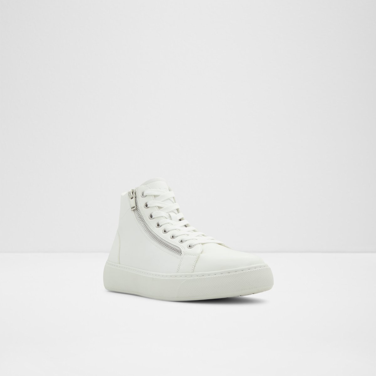 Alpha White Men High top