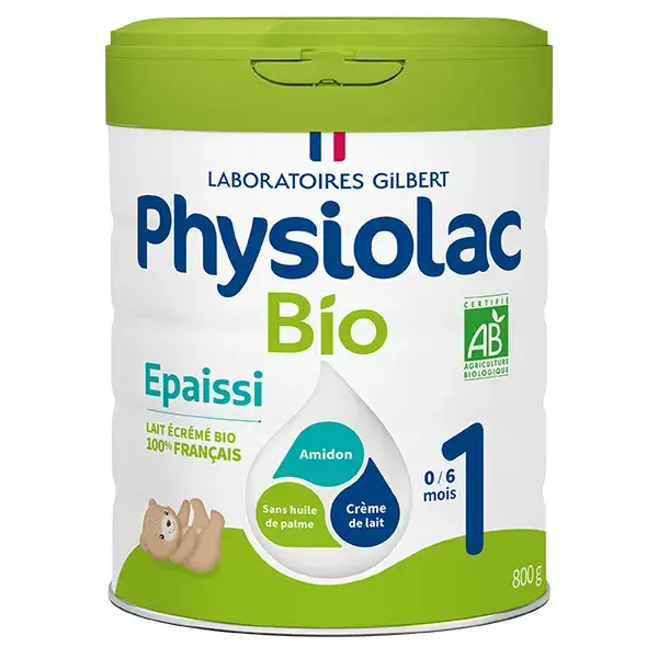 Fórmula Infantil Orgânica Espessada Physiolac para a Primeira Etapa 800g