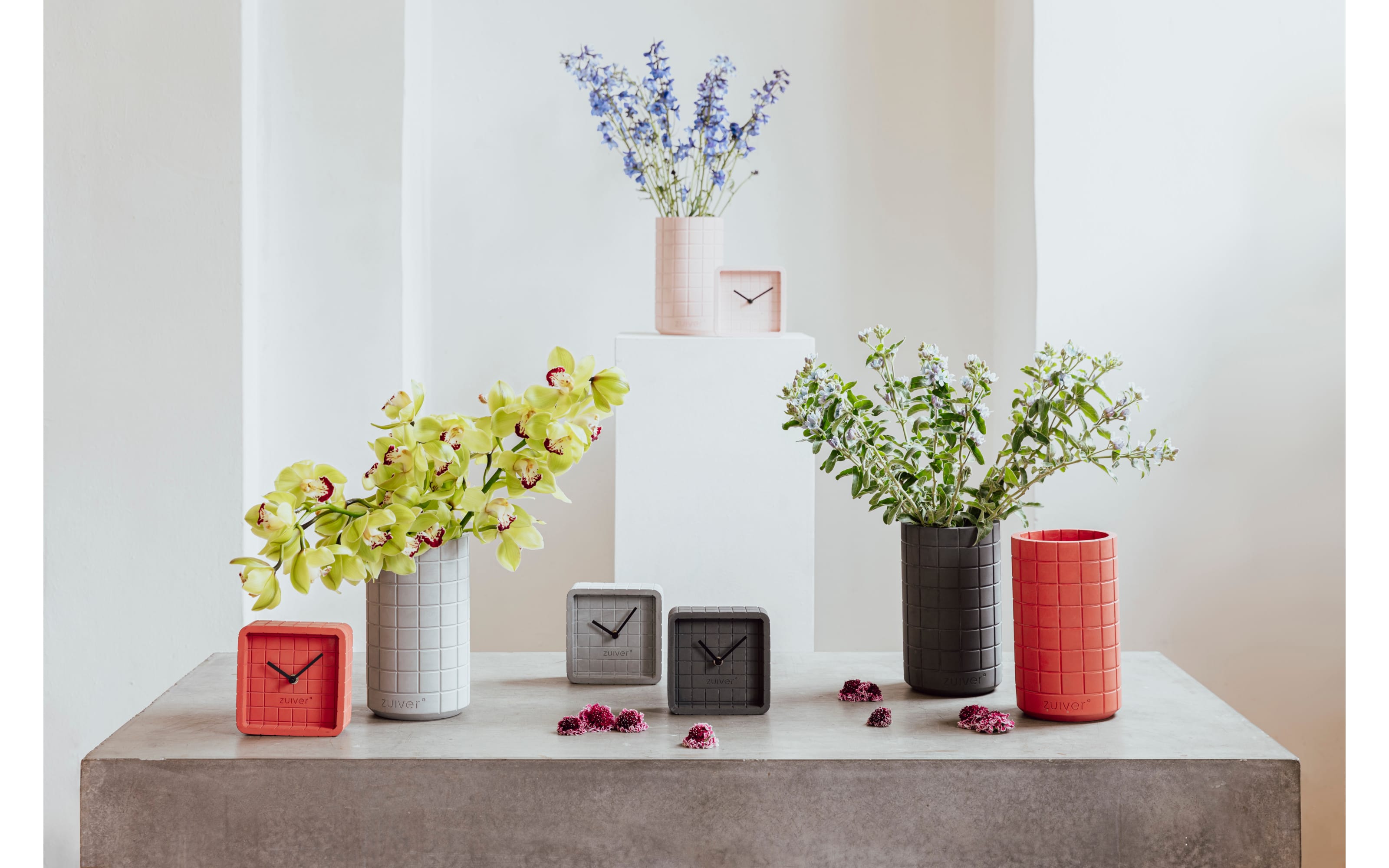 Vase Fajen aus Concrete in terra