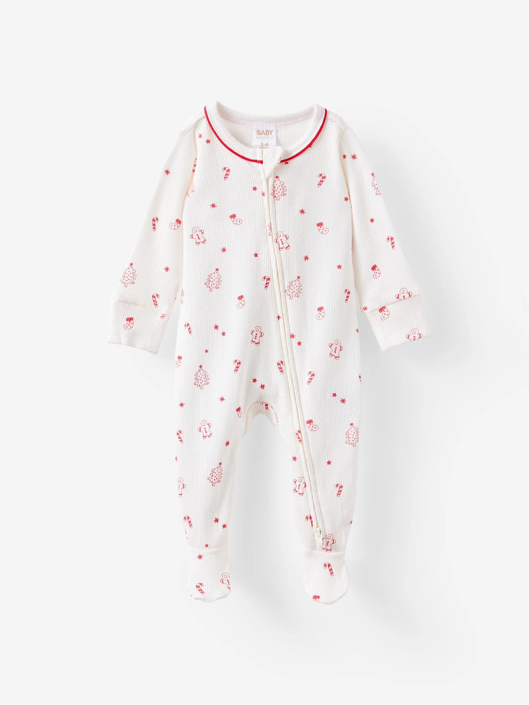 Wit - Cotton On Pointelle Zip Sleepsuit