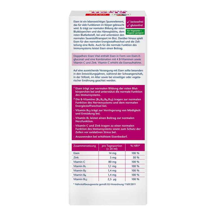 Doppelherz Eisen Vital Tonikum, 500 ml