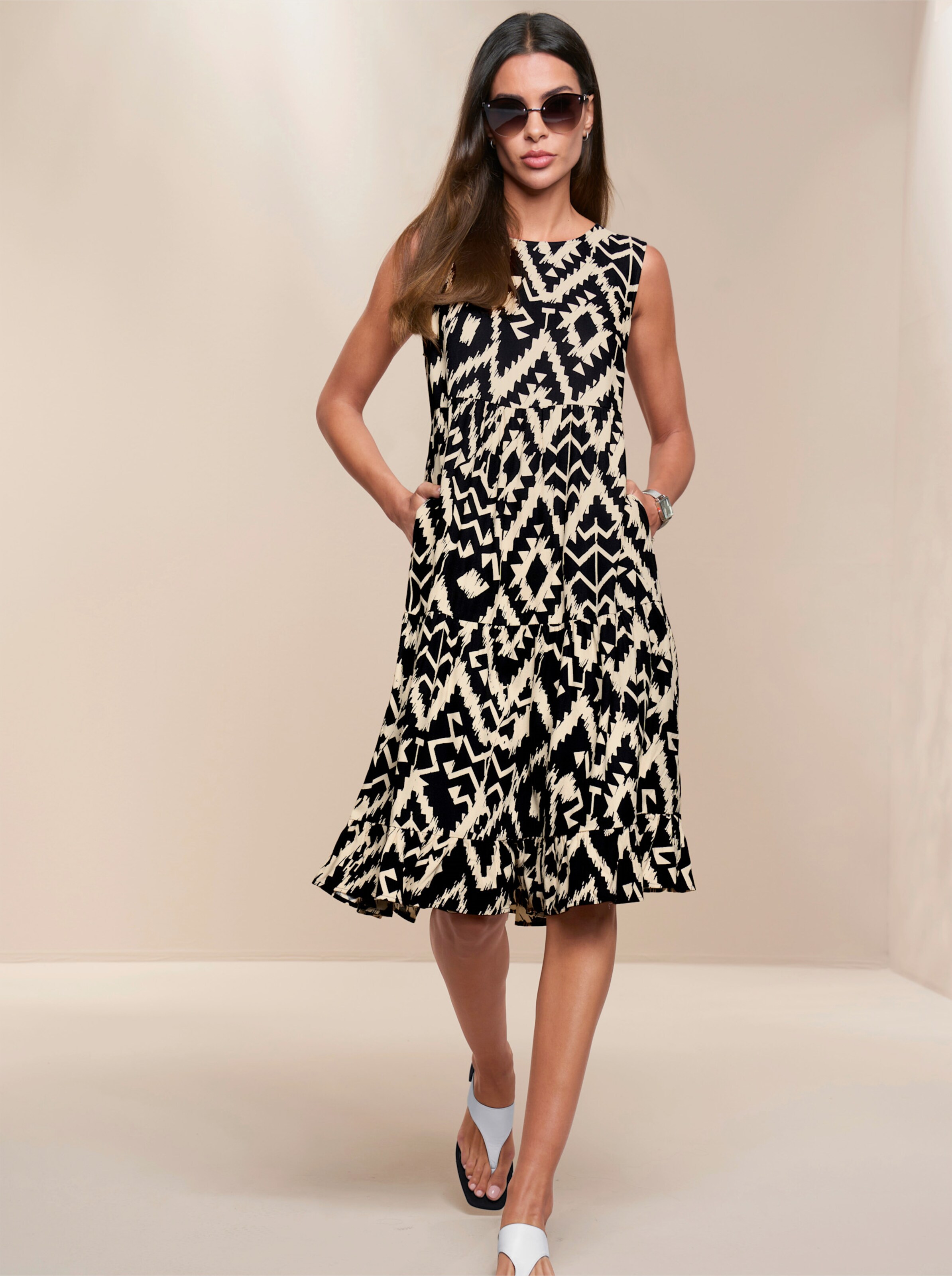 Druck-Kleid